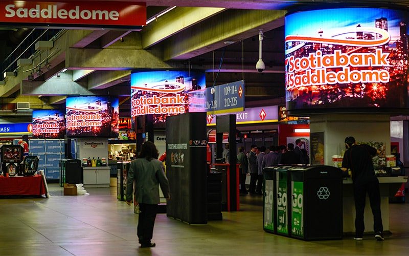 Customized LED Display - Calgary Flames - Scotiabank Saddledome