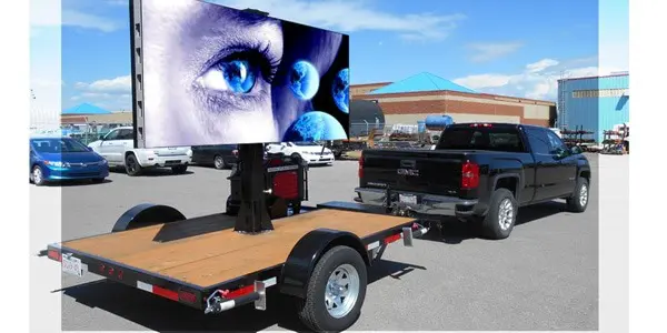 Outdoor Mobile Billboard Trailers