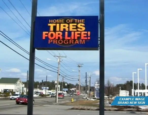 Outdoor advertising with billboards