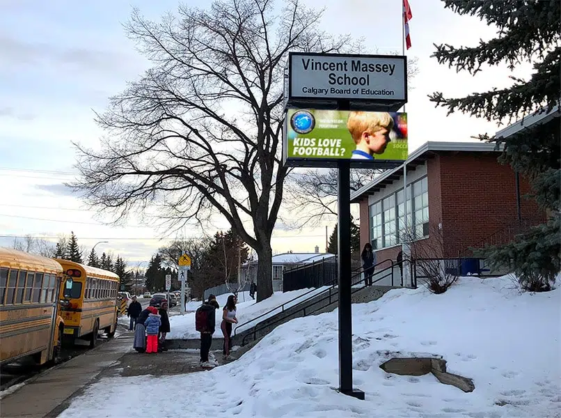 Digital Programable signs for schools