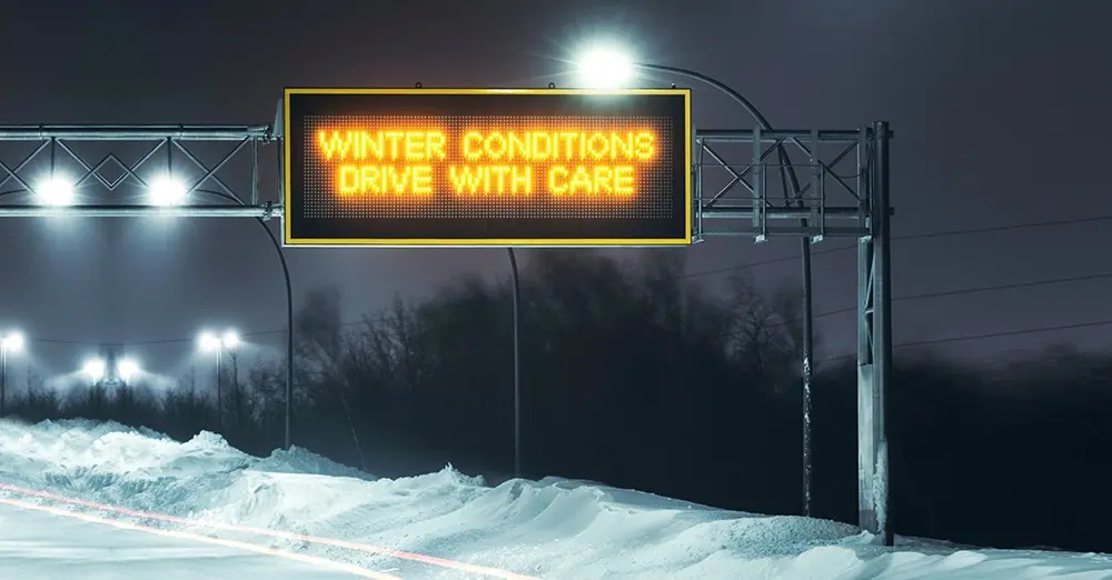 Roadside LED Message Displays
