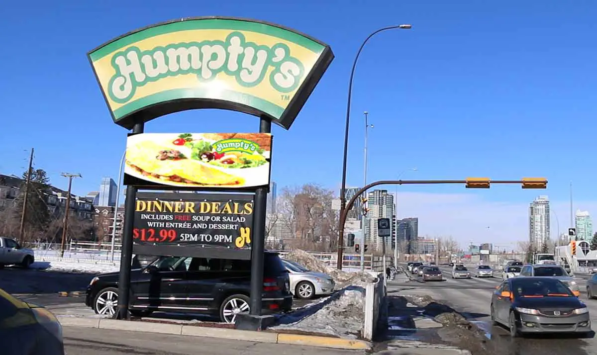 LED Signs for Fast Food Franchise