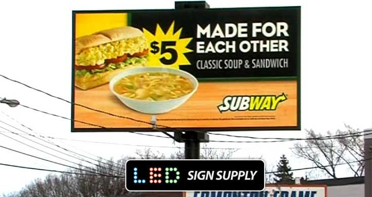 Billboard LED Signage for Franchises