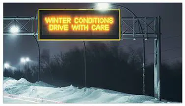 Roadside Emergency Electronic Message Signs