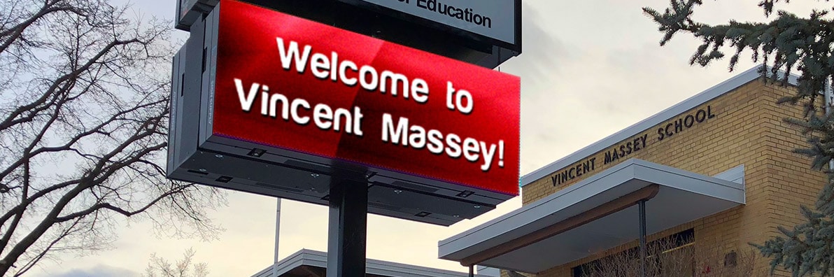 Digital Marquee Signs for Schools
