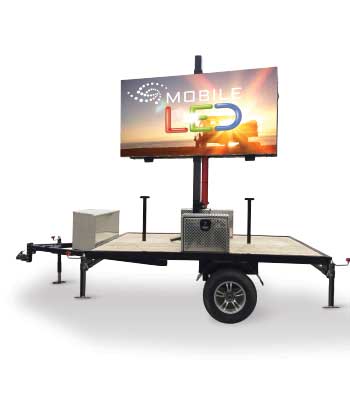 Mobile LED Billboard Trailer