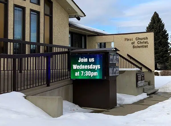 Electronic LED Church Sign