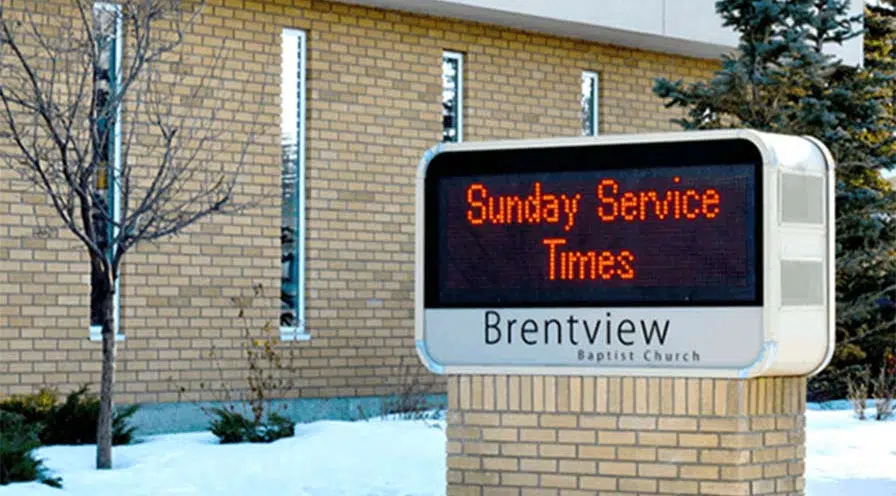 Church Monument Sign