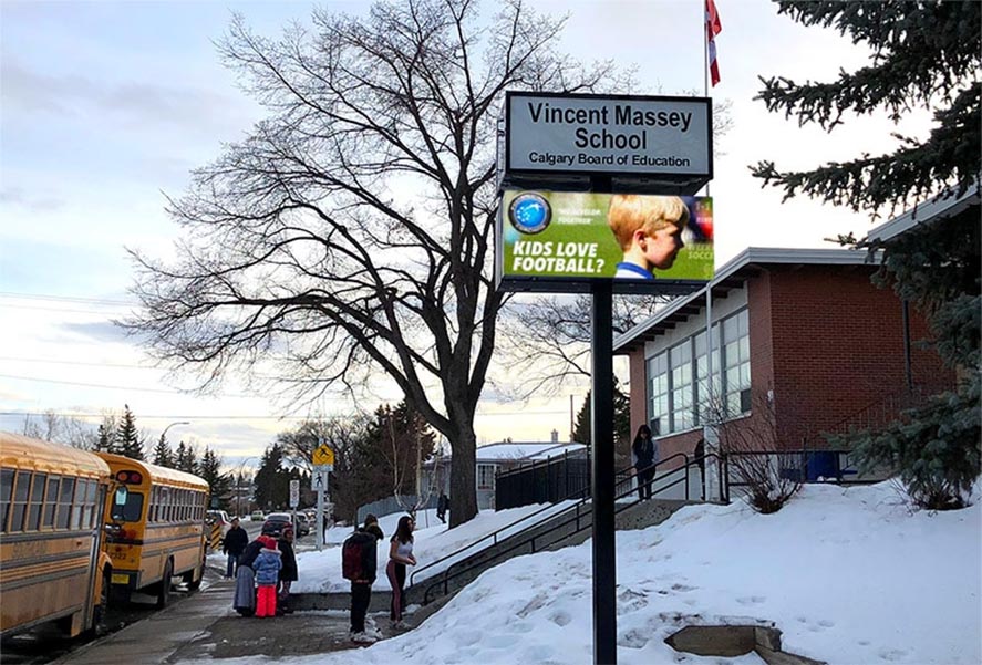 LED Digital School Signs