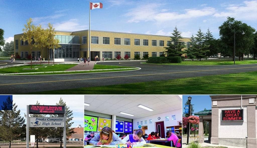 Digital LED Signs for Schools