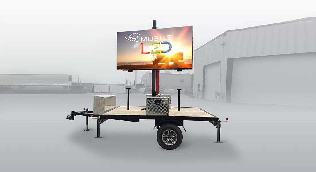 Mobile Billboard Trailers - Rent or Lease