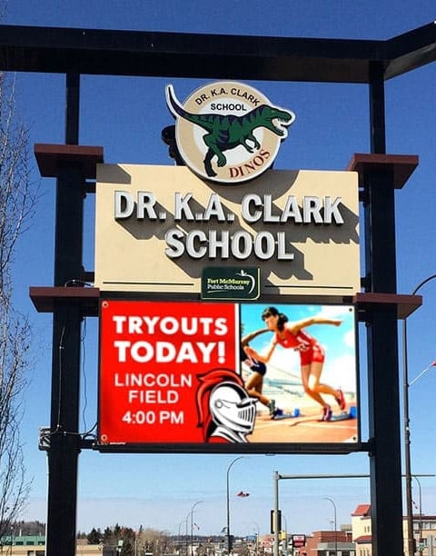 LED Signs and LED Billboards for Schools